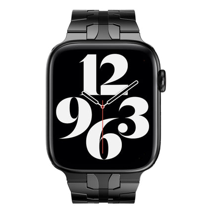 Steel Watchband For Apple Watch Series, 7 41mm / 6&SE&5&4 40mm / 3&2&1 38mm, 7 45mm / 6&SE&5&4 44mm / 3&2&1 42mm - DealBuddy