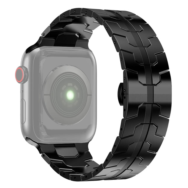 Steel Watchband For Apple Watch Series, 7 41mm / 6&SE&5&4 40mm / 3&2&1 38mm, 7 45mm / 6&SE&5&4 44mm / 3&2&1 42mm - DealBuddy