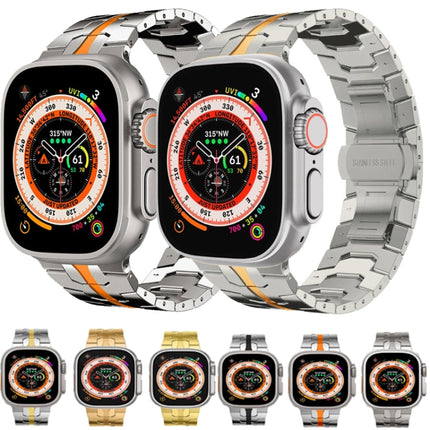 Steel Watchband For Apple Watch Series, 7 41mm / 6&SE&5&4 40mm / 3&2&1 38mm, 7 45mm / 6&SE&5&4 44mm / 3&2&1 42mm - DealBuddy
