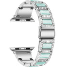22mm Metal Opal Watchband For Apple Watch Series, 7 41mm / 6&SE&5&4 40mm / 3&2&1 38mm, 7 45mm / 6&SE&5&4 44mm / 3&2&1 42mm - DealBuddy
