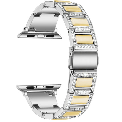 22mm Metal Opal Watchband For Apple Watch Series, 7 41mm / 6&SE&5&4 40mm / 3&2&1 38mm, 7 45mm / 6&SE&5&4 44mm / 3&2&1 42mm - DealBuddy