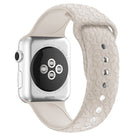 Leopard Embossing Silicone Watchband For Apple Watch Series, 7 41mm / 6&SE&5&4 40mm / 3&2&1 38mm, 7 45mm / 6&SE&5&4 44mm / 3&2&1 42mm - DealBuddy