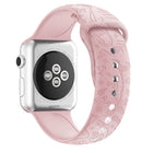 Flamingo Embossing Silicone Watchband For Apple Watch Series