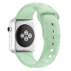 Four-leaf Clover Embossing Silicone Watchband For Apple Watch Series, 7 45mm / 6&SE&5&4 44mm / 3&2&1 42mm, 7 41mm / 6&SE&5&4 40mm / 3&2&1 38mm - DealBuddy