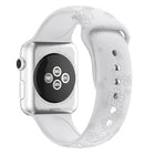 Four-leaf Clover Embossing Silicone Watchband For Apple Watch Series, 7 45mm / 6&SE&5&4 44mm / 3&2&1 42mm, 7 41mm / 6&SE&5&4 40mm / 3&2&1 38mm - DealBuddy