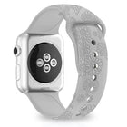 Sunflower Embossing Silicone Watchband For Apple Watch Series, 7 41mm / 6&SE&5&4 40mm / 3&2&1 38mm, 7 45mm / 6&SE&5&4 44mm / 3&2&1 42mm - DealBuddy