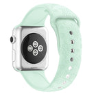 Snowflake Embossing Silicone Watchband For Apple Watch Series, 7 41mm / 6&SE&5&4 40mm / 3&2&1 38mm, 7 45mm / 6&SE&5&4 44mm / 3&2&1 42mm - DealBuddy