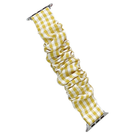 Single Loop Elasticity Cloth Grid Watchband For Apple Watch Series, 7 41mm / 6&SE&5&4 40mm / 3&2&1 38mm, 7 45mm / 6&SE&5&4 44mm / 3&2&1 42mm - DealBuddy