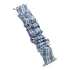 Single Loop Elasticity Cloth Grid Watchband For Apple Watch Series