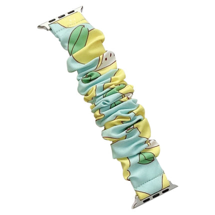 Single Loop Elasticity Cloth Fruit Watchband For Apple Watch Series, 7 41mm / 6&SE&5&4 40mm / 3&2&1 38mm, 7 45mm / 6&SE&5&4 44mm / 3&2&1 42mm - DealBuddy