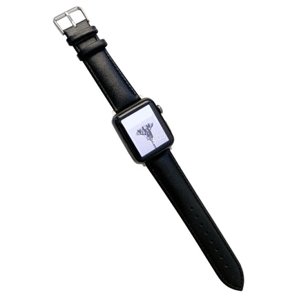 Glossy Leather Watchband For Apple Watch Series, 7 41mm / 6&SE&5&4 40mm / 3&2&1 38mm, 7 45mm / 6&SE&5&4 44mm / 3&2&1 42mm - DealBuddy