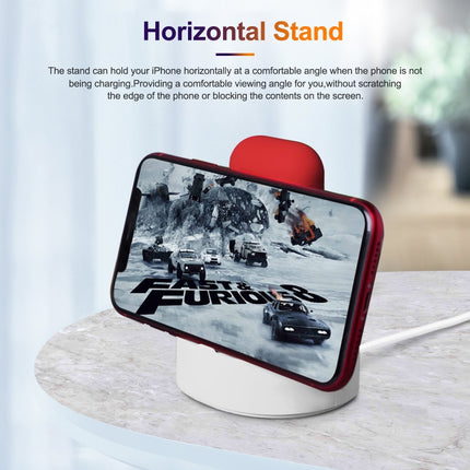 A001 3 In 1 Silicone Charging Holder for iPhone / iWatch / AirPods - DealBuddy