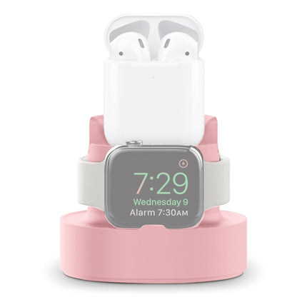 A001 3 In 1 Silicone Charging Holder for iPhone / iWatch / AirPods - DealBuddy