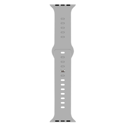 Liquid Silicone Watchband For Apple Watch Series, 7 45mm / 6&SE&5&4 44mm / 3&2&1 42mm - DealBuddy