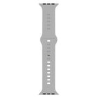 Liquid Silicone Watchband For Apple Watch Series, 7 45mm / 6&SE&5&4 44mm / 3&2&1 42mm - DealBuddy