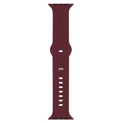 Liquid Silicone Watchband For Apple Watch Series, 7 45mm / 6&SE&5&4 44mm / 3&2&1 42mm - DealBuddy