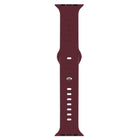 Liquid Silicone Watchband For Apple Watch Series, 7 45mm / 6&SE&5&4 44mm / 3&2&1 42mm - DealBuddy