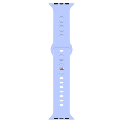 Liquid Silicone Watchband For Apple Watch Series, 7 45mm / 6&SE&5&4 44mm / 3&2&1 42mm - DealBuddy
