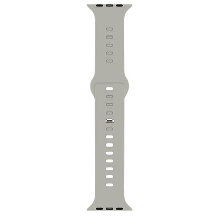 Liquid Silicone Watchband For Apple Watch Series, 7 45mm / 6&SE&5&4 44mm / 3&2&1 42mm - DealBuddy