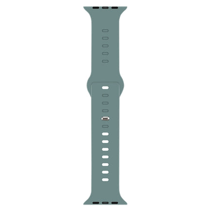Liquid Silicone Watchband For Apple Watch Series, 7 45mm / 6&SE&5&4 44mm / 3&2&1 42mm - DealBuddy