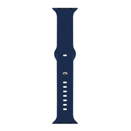 Liquid Silicone Watchband For Apple Watch Series, 7 45mm / 6&SE&5&4 44mm / 3&2&1 42mm - DealBuddy