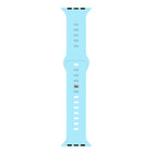 Liquid Silicone Watchband For Apple Watch Series, 7 45mm / 6&SE&5&4 44mm / 3&2&1 42mm - DealBuddy