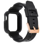 Carbon Fiber Integrated Sport Watchband For Apple Watch Series, 7 41mm / 6&SE&5&4 40mm / 3&2&1 38mm, 7 45mm / 6&SE&5&4 44mm / 3&2&1 42mm - DealBuddy