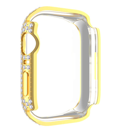 Diamond PC + Tempered Glass Watch Case For Apple Watch Series, 7 41mm, 7 45mm