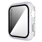 Diamond PC + Tempered Glass Watch Case For Apple Watch Series, 6&SE&5&4 40mm, 6&SE&5&4 44mm - DealBuddy
