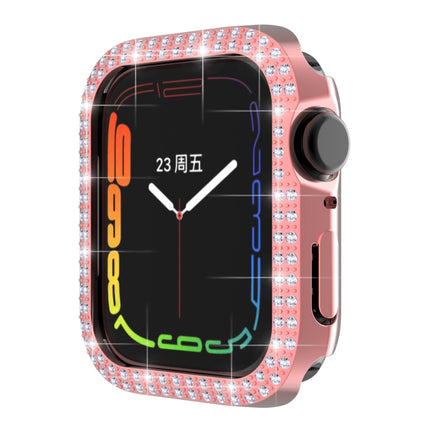Double-Row Diamond PC Watch Case For Apple Watch Series, 7 41mm, 7 45mm - DealBuddy