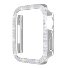 Double-Row Diamond PC Watch Case For Apple Watch Series, 7 41mm, 7 45mm - DealBuddy