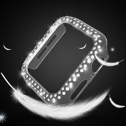 Double-Row Diamond PC Watch Case For Apple Watch Series, 7 41mm, 7 45mm - DealBuddy