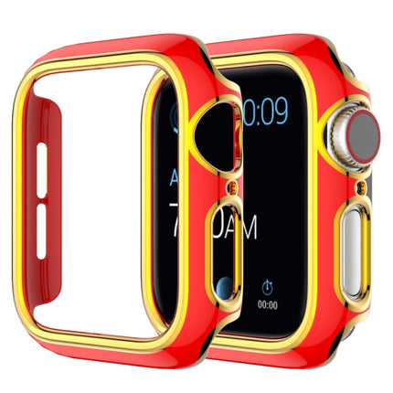 Two-color Electroplating PC Watch Case For Apple Watch Series, 6&SE&5&4 40mm, 6&SE&5&4 44mm - DealBuddy