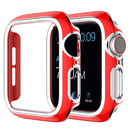Two-color Electroplating PC Watch Case For Apple Watch Series, 6&SE&5&4 40mm, 6&SE&5&4 44mm - DealBuddy