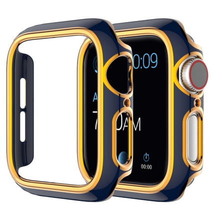 Two-color Electroplating PC Watch Case For Apple Watch Series, 6&SE&5&4 40mm, 6&SE&5&4 44mm - DealBuddy