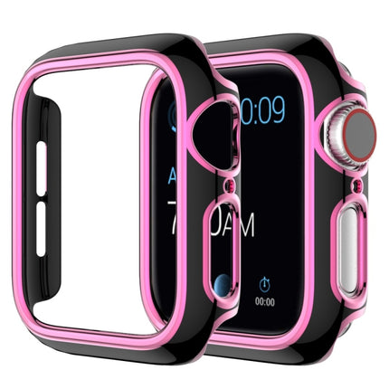 Two-color Electroplating PC Watch Case For Apple Watch Series, 6&SE&5&4 40mm, 6&SE&5&4 44mm - DealBuddy