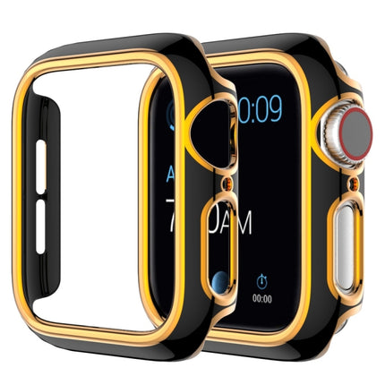 Two-color Electroplating PC Watch Case For Apple Watch Series, 6&SE&5&4 40mm, 6&SE&5&4 44mm - DealBuddy