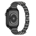 Heart Diamond Metal Watchband For Apple Watch Series, 7 41mm / 6&SE&5&4 40mm / 3&2&1 38mm, 7 45mm / 6&SE&5&4 44mm / 3&2&1 42mm - DealBuddy