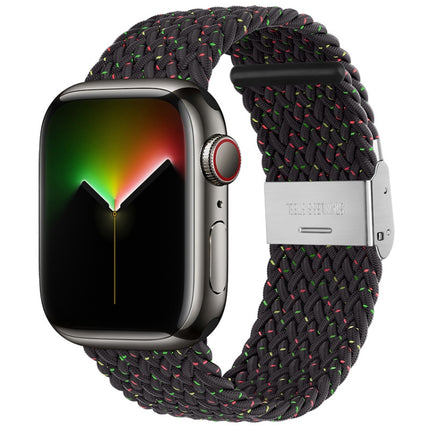 Nylon Braid Watchband For Apple Watch Series, 7 41mm / 6&SE&5&4 40mm / 3&2&1 38mm, 7 45mm / 6&SE&5&4 44mm / 3&2&1 42mm - DealBuddy