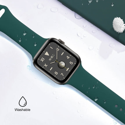 Mutural Liquid Silicone Watchband, For Apple Watch Series 7 41mm / 6 & SE & 5 & 4 40mm / 3 & 2 & 1 38mm, For Apple Watch Ultra 49mm / Series 8&7 45mm / SE 2&6&SE&5&4 44mm / 3&2&1 42mm - DealBuddy