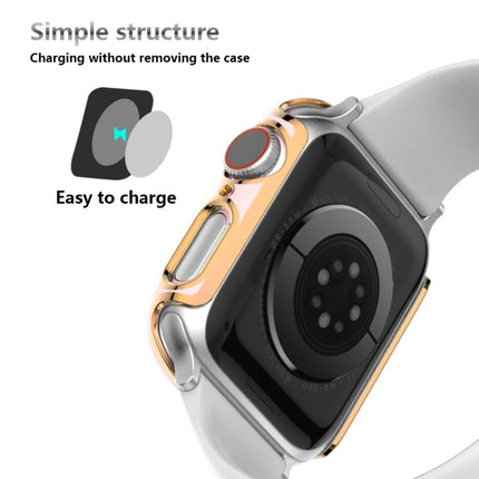 Two-color Electroplating PC Watch Case For Apple Watch Series, 3&2&1 38mm, 3&2&1 42mm