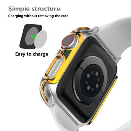 Two-color Electroplating PC Watch Case For Apple Watch Series, 3&2&1 38mm, 3&2&1 42mm - DealBuddy