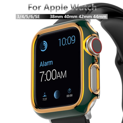 Two-color Electroplating PC Watch Case For Apple Watch Series, 3&2&1 38mm, 3&2&1 42mm - DealBuddy