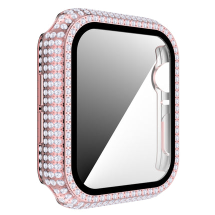 Diamond PC + Tempered Glass Watch Case For Apple Watch Series, 3&2&1 38mm, 3&2&1 42mm - DealBuddy