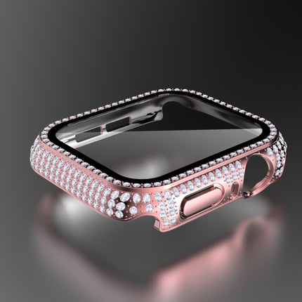 Diamond PC + Tempered Glass Watch Case For Apple Watch Series, 3&2&1 38mm, 3&2&1 42mm - DealBuddy