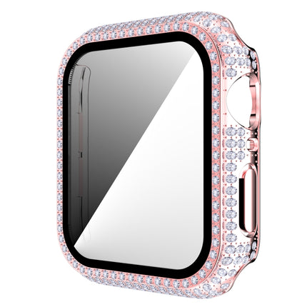 Diamond PC + Tempered Glass Watch Case For Apple Watch Series, 3&2&1 38mm, 3&2&1 42mm - DealBuddy