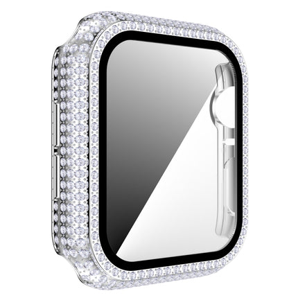 Diamond PC + Tempered Glass Watch Case For Apple Watch Series, 3&2&1 38mm, 3&2&1 42mm - DealBuddy