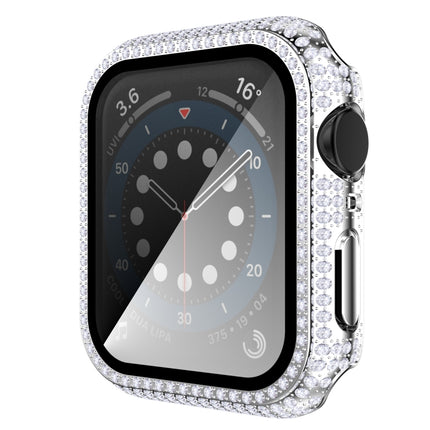 Diamond PC + Tempered Glass Watch Case For Apple Watch Series, 3&2&1 38mm, 3&2&1 42mm - DealBuddy