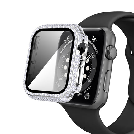 Diamond PC + Tempered Glass Watch Case For Apple Watch Series, 3&2&1 38mm, 3&2&1 42mm - DealBuddy