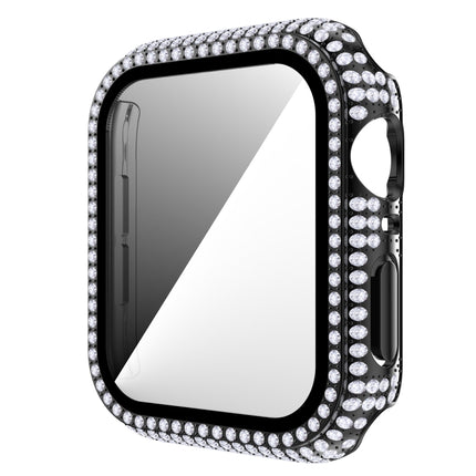 Diamond PC + Tempered Glass Watch Case For Apple Watch Series, 3&2&1 38mm, 3&2&1 42mm - DealBuddy